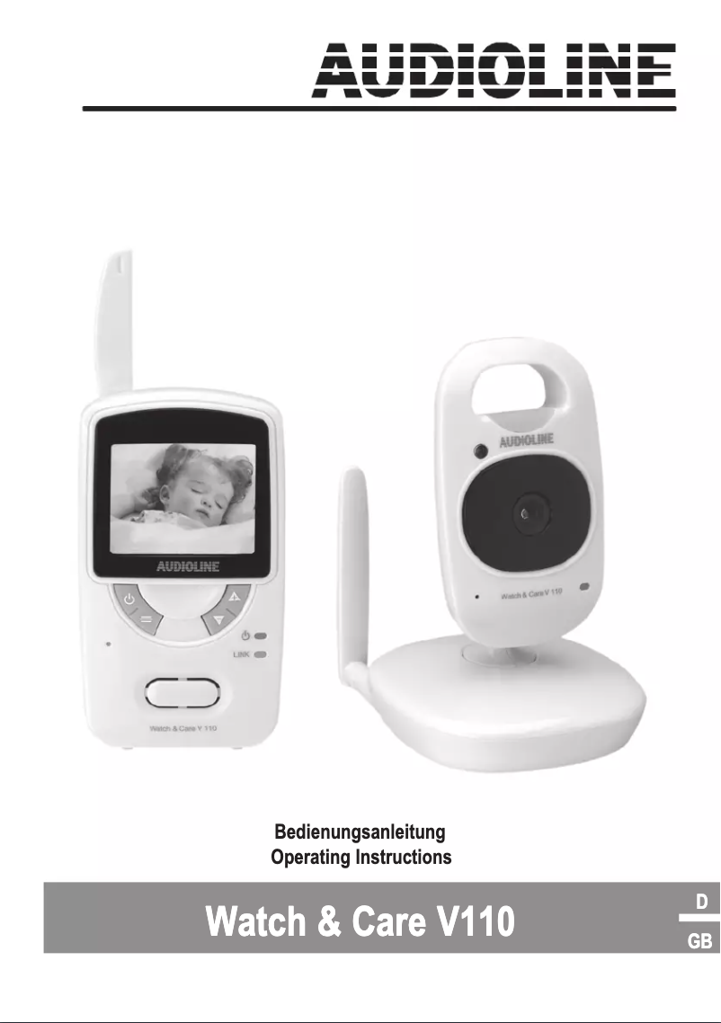 Page 1 de la notice Manuel utilisateur Audioline Watch & Care V120
