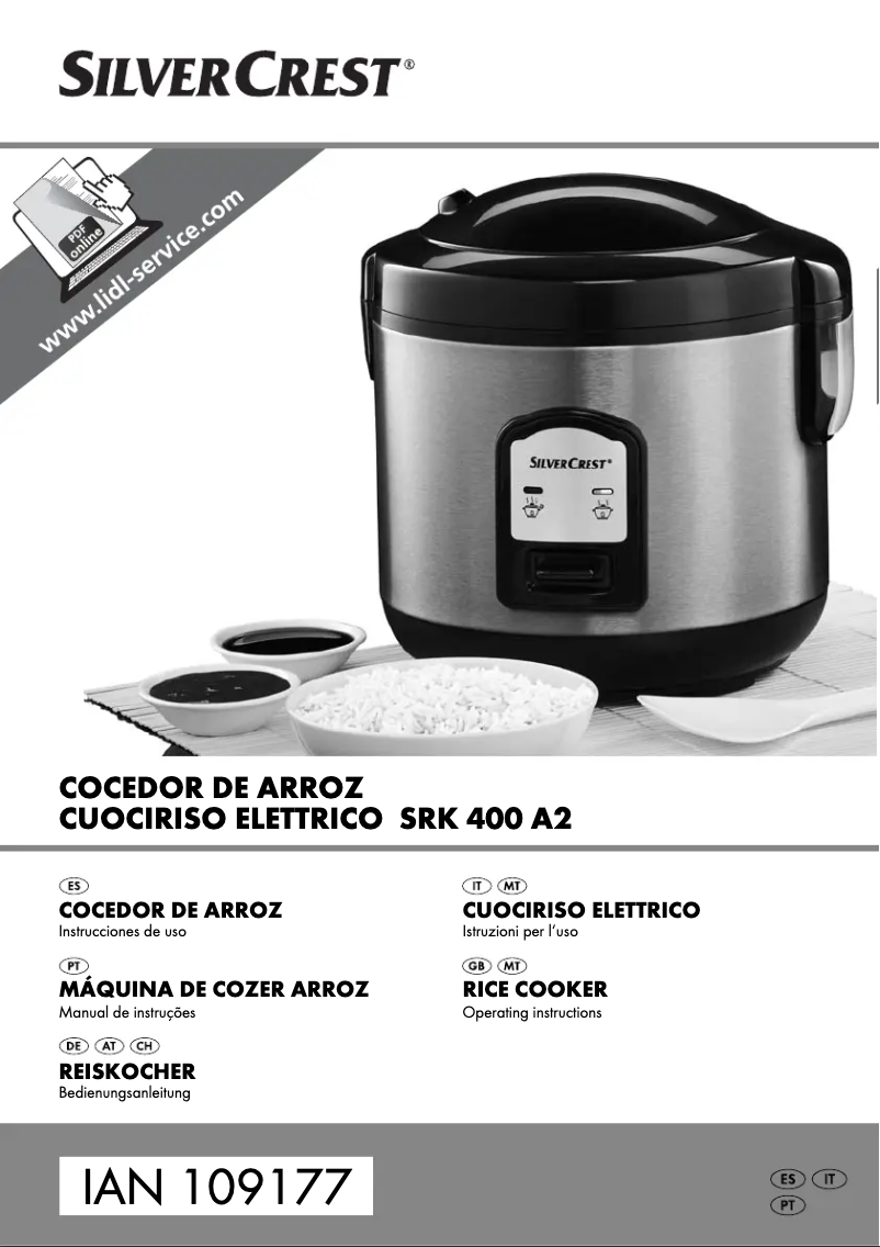 Image de la première page du manuel de l'appareil SRK 400 A2