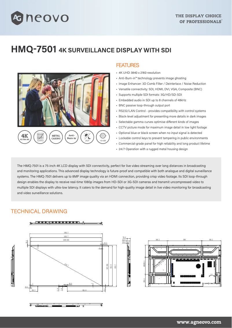 Image de la première page du manuel de l'appareil HMQ-7501