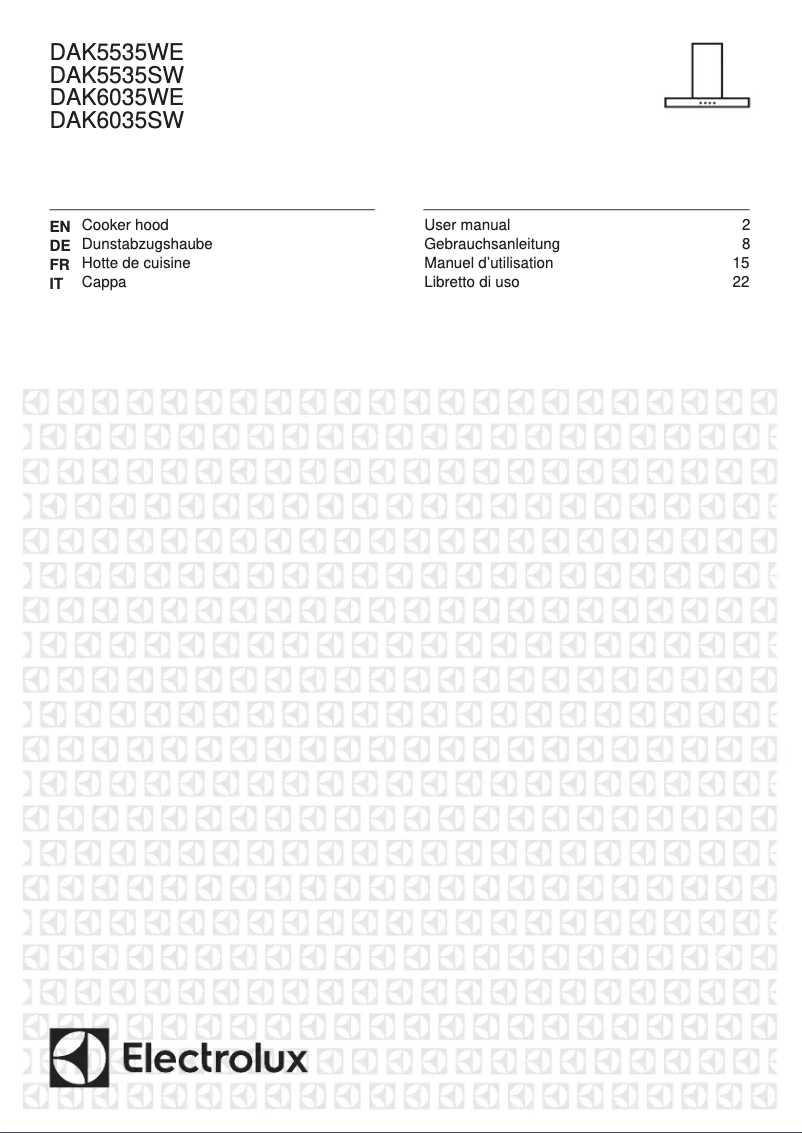 Image de la première page du manuel de l'appareil DAL6035WE