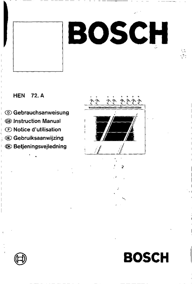Page 1 de la notice Manuel utilisateur Bosch HEN726A