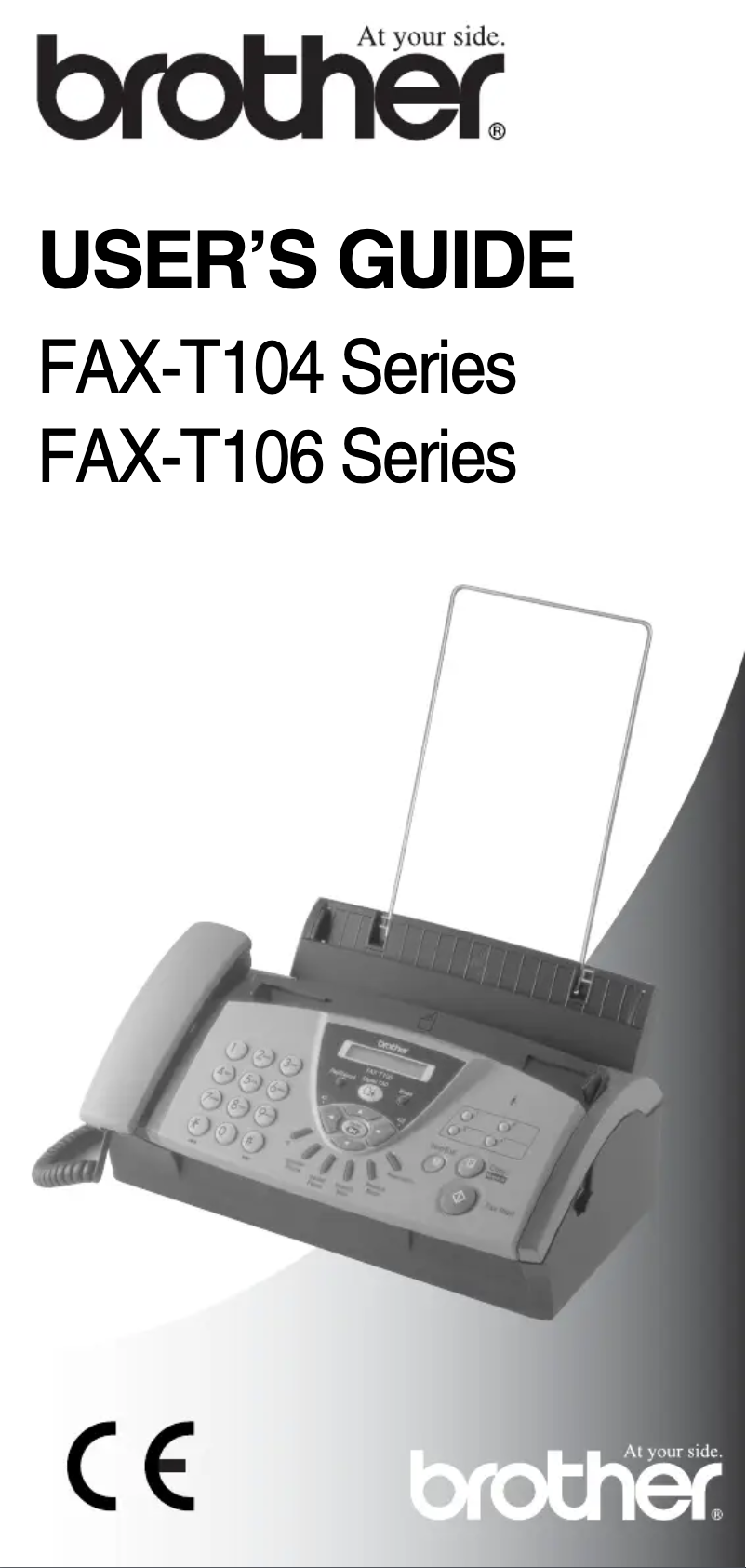 Image de la première page du manuel de l'appareil T-106