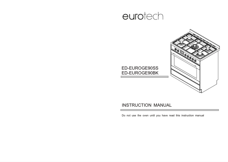 Page 1 de la notice Manuel utilisateur Eurotech ED-EUROGE90SS