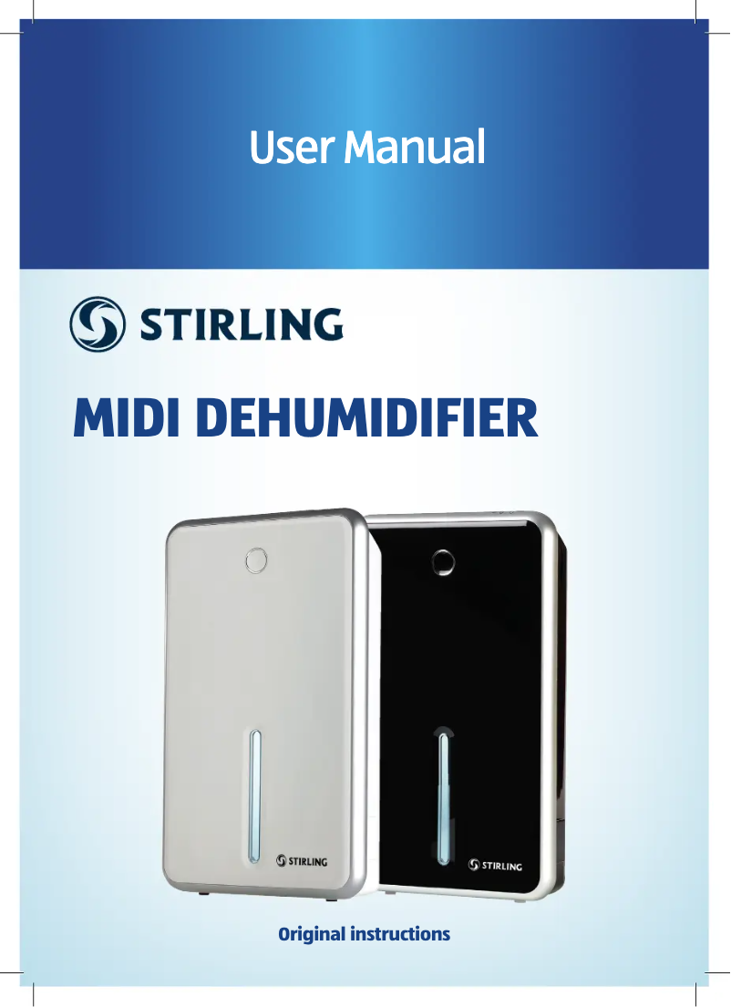 Page n°1 - Manuel utilisateur Stirling GT-SF-KLE-01