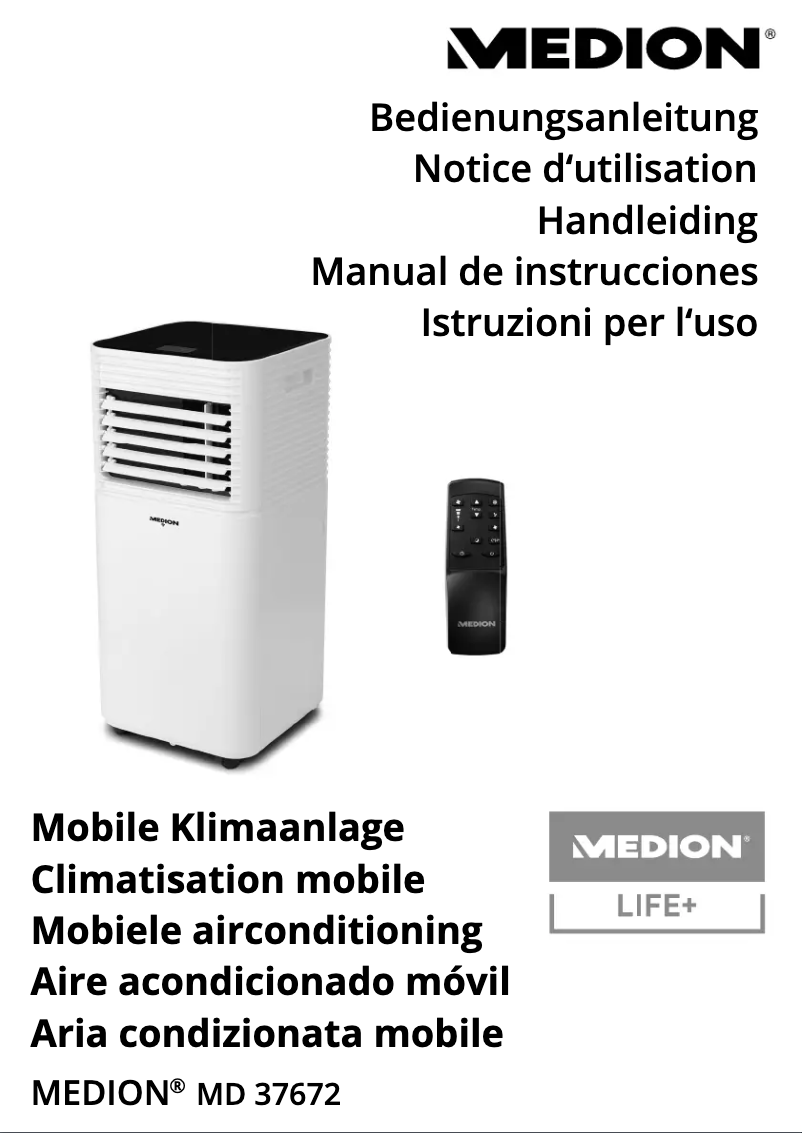 Page n°1 - Manuel utilisateur Medion Life+ MD 37672