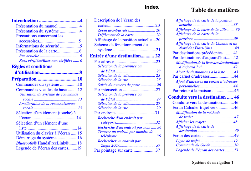 Imagen de la primera página del manual del dispositivo Odyssey (2010)