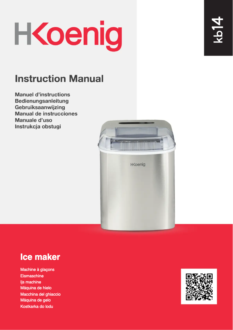 Page 1 de la notice Manuel utilisateur H.Koenig KB14