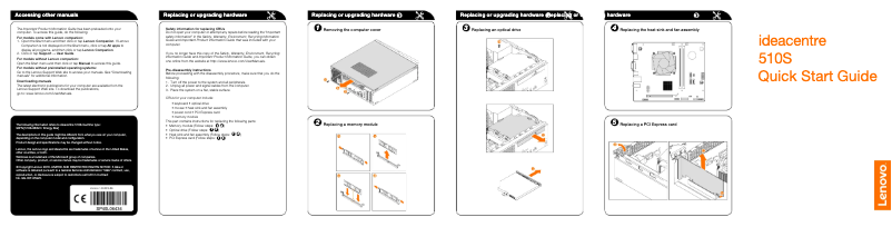 Image de la première page du manuel de l'appareil IdeaCentre 510S