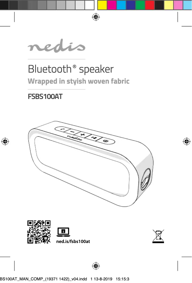 Image de la première page du manuel de l'appareil FSBS100AT