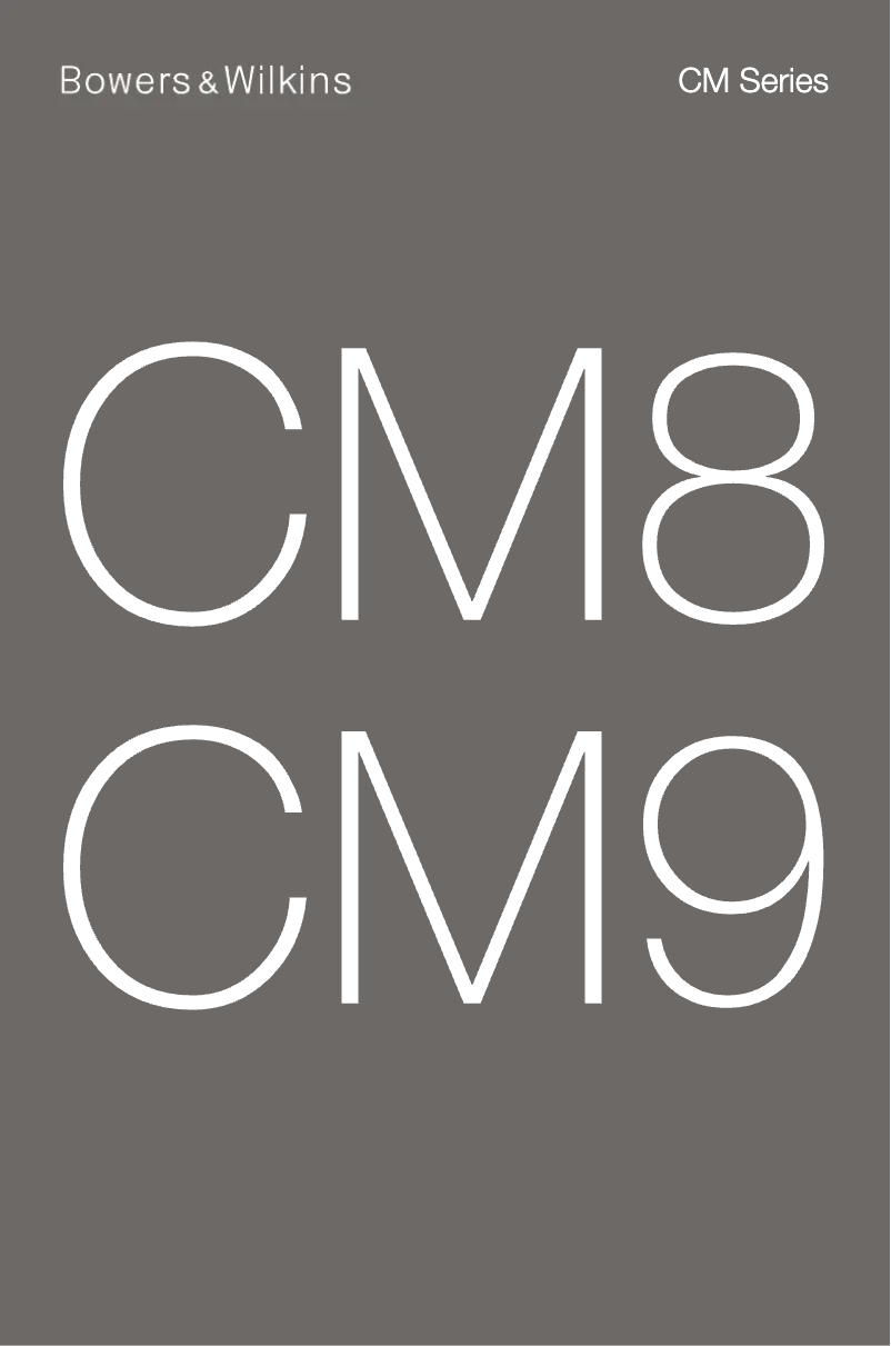 Página 1 del manual Manual de usuario Bowers & Wilkins CM8