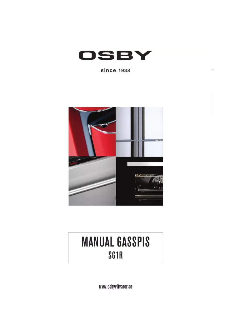 Image de la première page du manuel de l'appareil SG1R