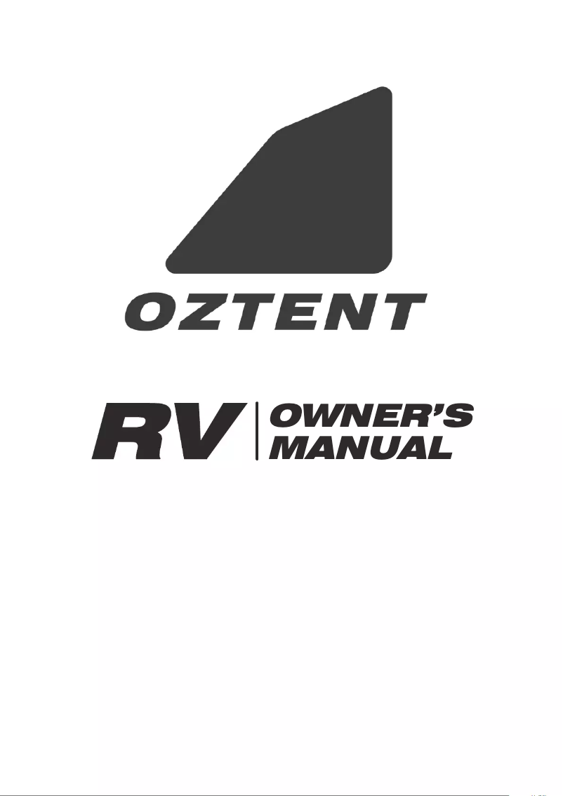 Page n°1 - Manuel utilisateur Oztent RV-1
