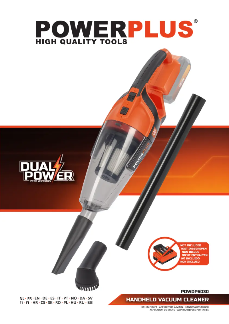 Page n°1 - Manuel utilisateur PowerPlus POWDP6030