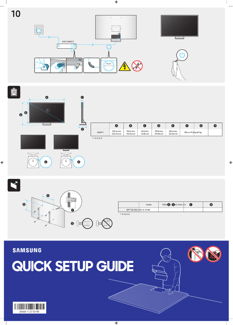 Page n°1 - Manuel utilisateur Samsung QA55Q95TDS