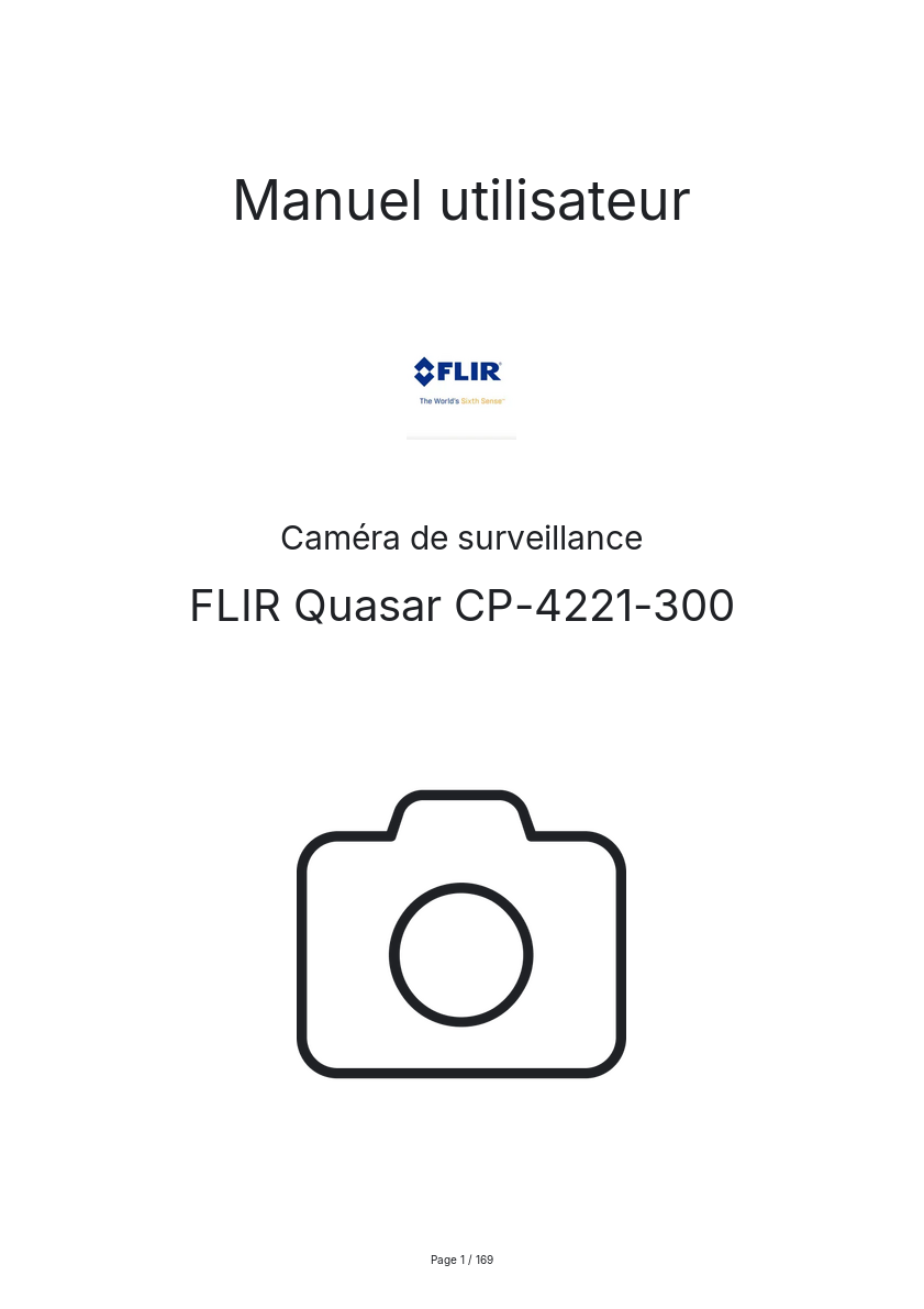 Image de la première page du manuel de l'appareil Quasar CP-4221-300