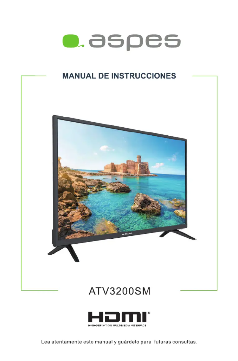 Image de la première page du manuel de l'appareil ATV3200SM