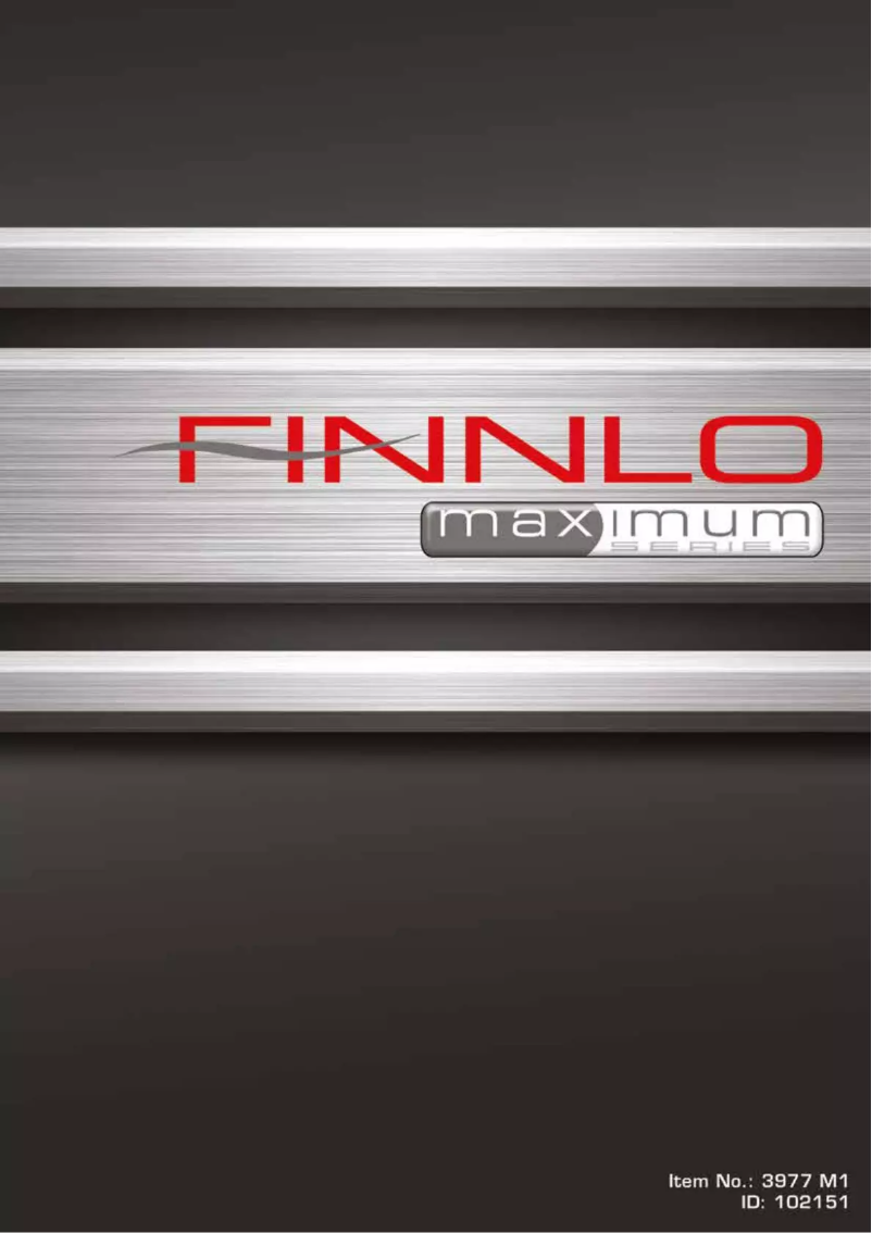 Page n°1 - Manuel utilisateur Finnlo Maximum Inspire M1