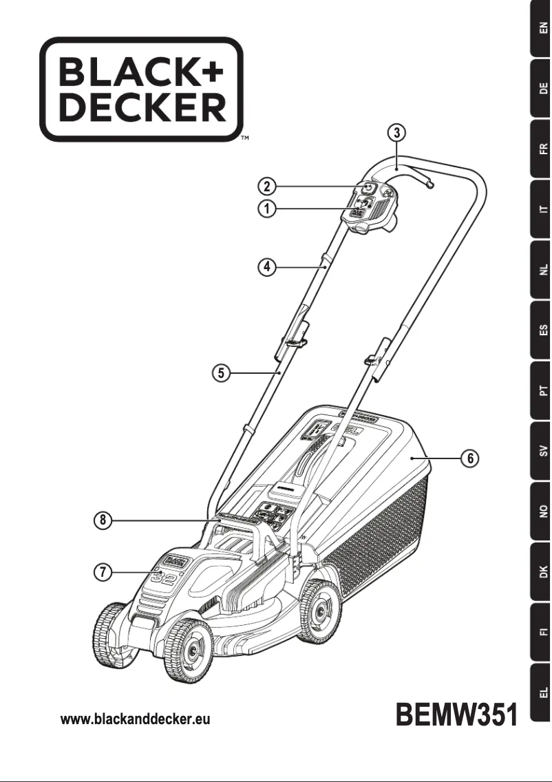 Page n°1 - Manuel utilisateur Black & Decker BEMW351