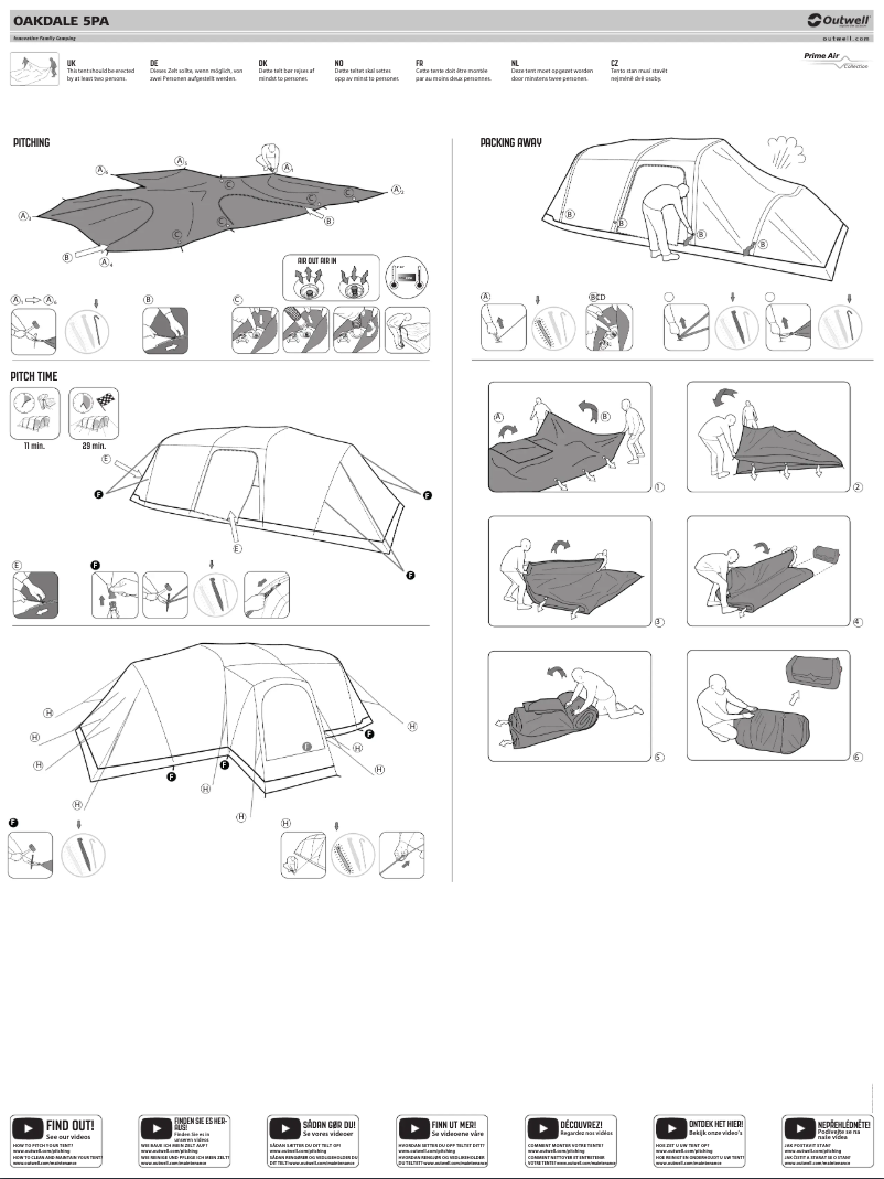 Image de la première page du manuel de l'appareil Oakdale 5PA