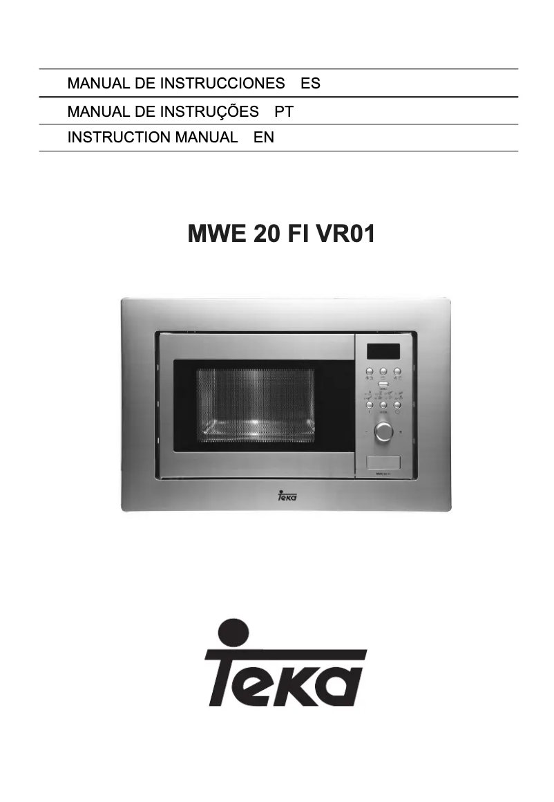 Image de la première page du manuel de l'appareil MWE 20 FI VR01