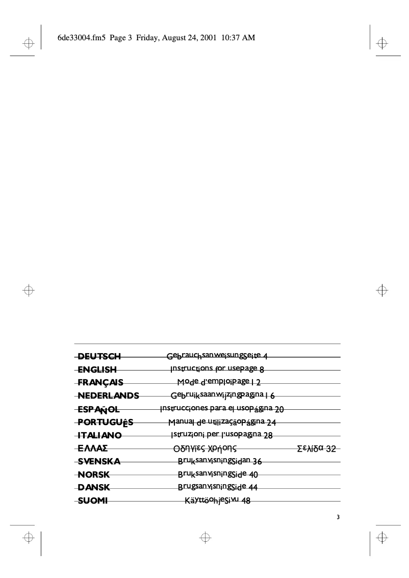 Page 1 de la notice Manuel utilisateur Whirlpool HOO 400 W