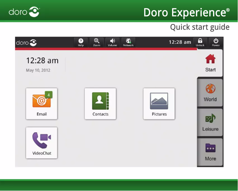 Page n°1 - Manuel utilisateur Doro Experience (PC)