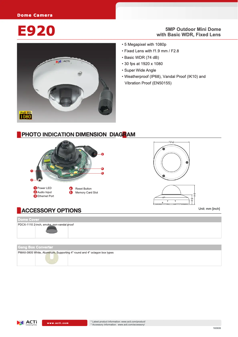 Image de la première page du manuel de l'appareil E920