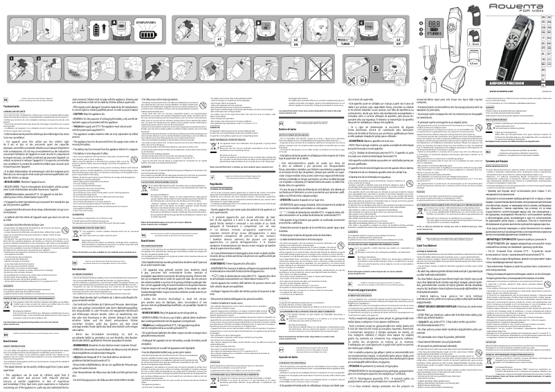 Image de la première page du manuel de l'appareil Airforce Precision TN4851F0
