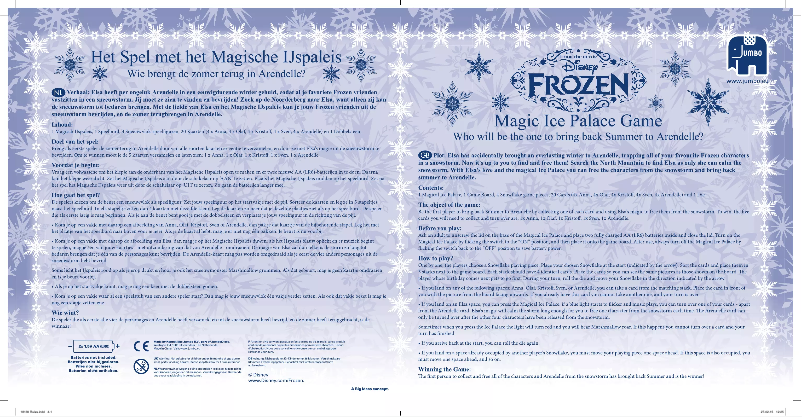 Image de la première page du manuel de l'appareil Disney Frozen Magic Ice Palace