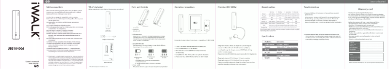 Image de la première page du manuel de l'appareil Supreme 10400 Duo