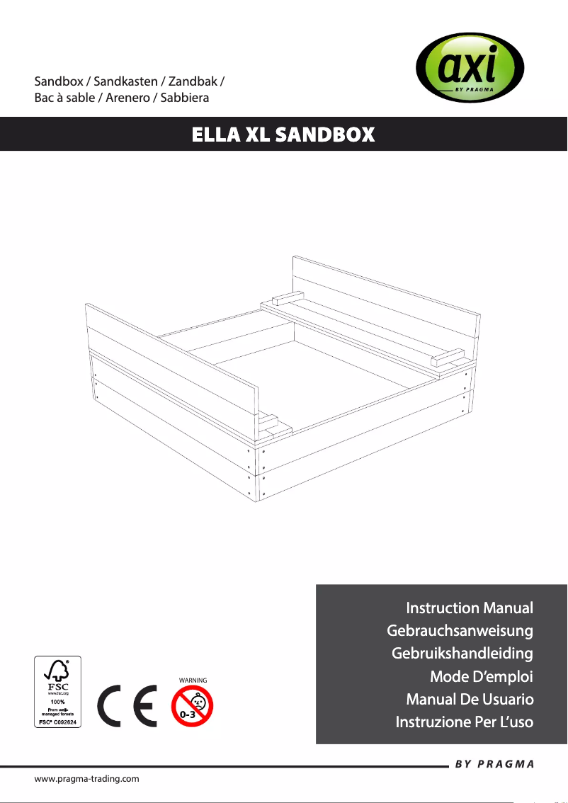 Page 1 de la notice Manuel utilisateur AXI Ella XL