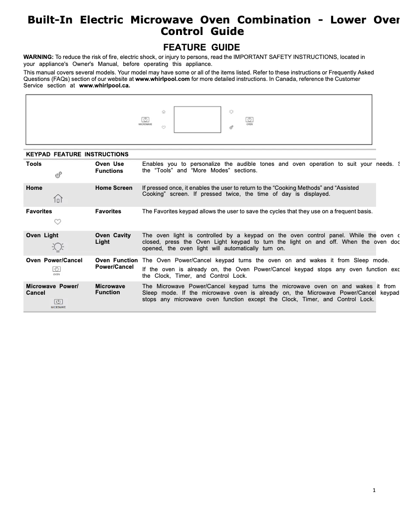 Image de la première page du manuel de l'appareil WOEC7027PZ