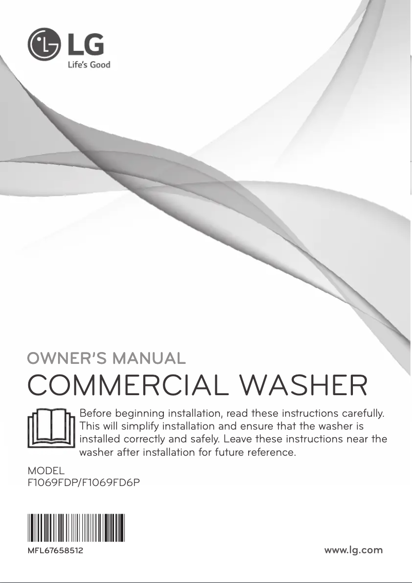 Image de la première page du manuel de l'appareil F1069FD6P