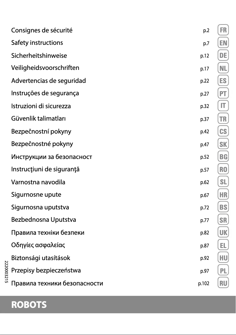 Página 1 del manual Manual de usuario Rowenta X-Plorer Serie 80 RR7747