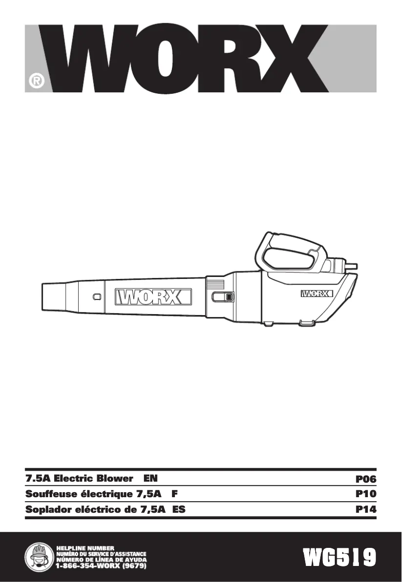 Image de la première page du manuel de l'appareil WG519