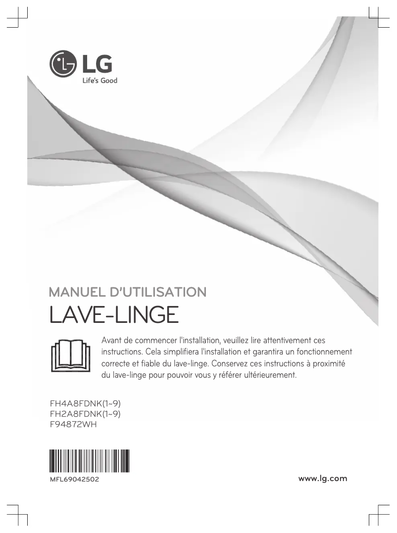 Page 1 of the manual User Manual LG F94872WH
