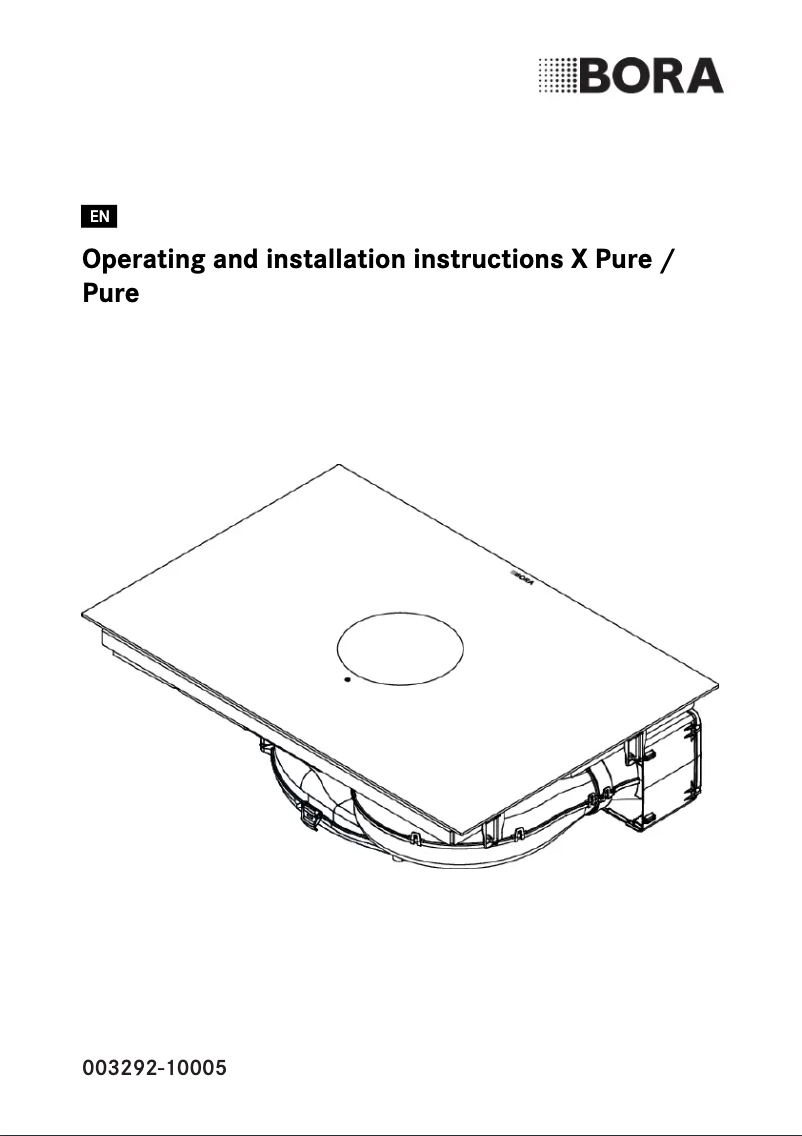 Page 1 de la notice Guide d'installation BORA PUXU