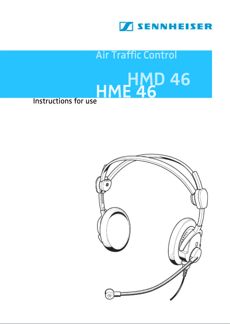 Image de la première page du manuel de l'appareil HMD 46-3-6