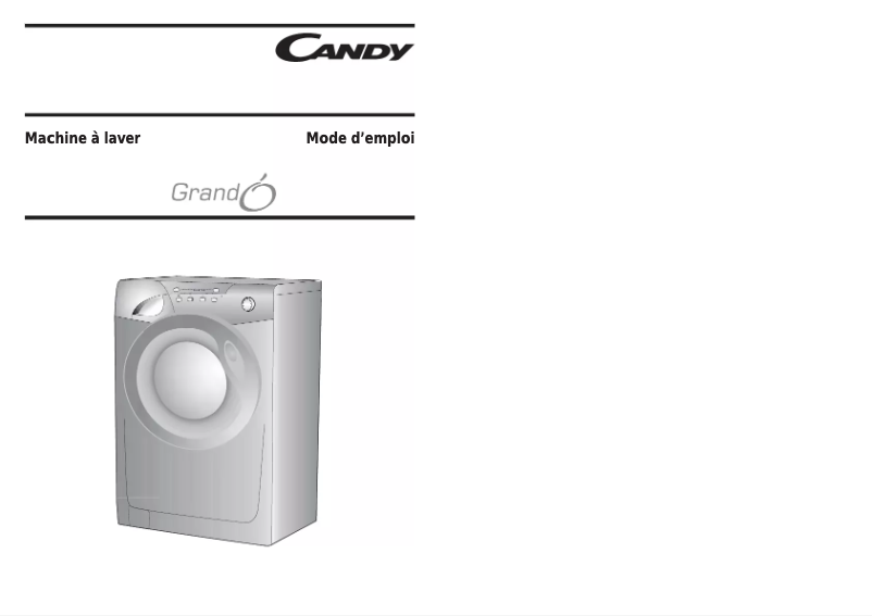 Page n°1 - Manuel utilisateur Candy GO 149-47