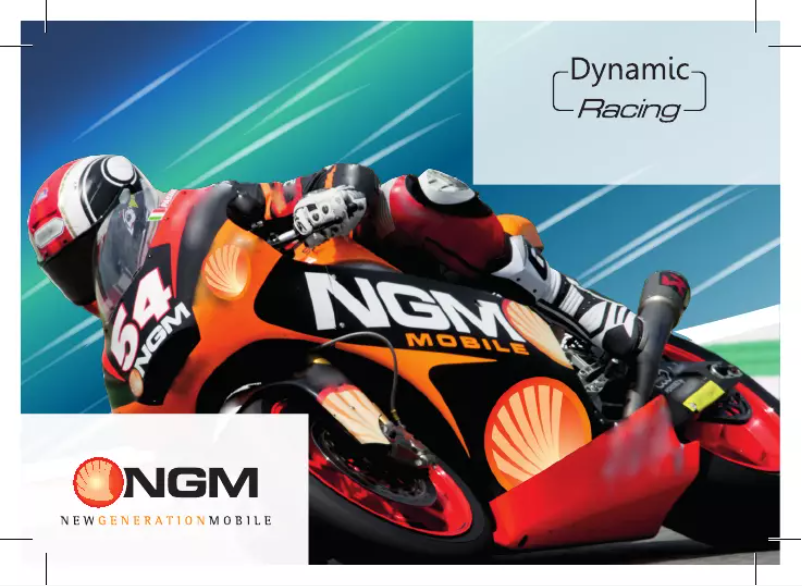 Page n°1 - Manuel utilisateur NGM Dynamic Racing GP