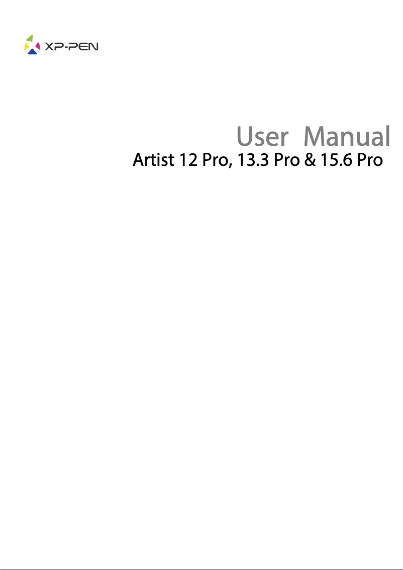 Page 1 de la notice Manuel utilisateur XP-PEN Artist 12 Pro