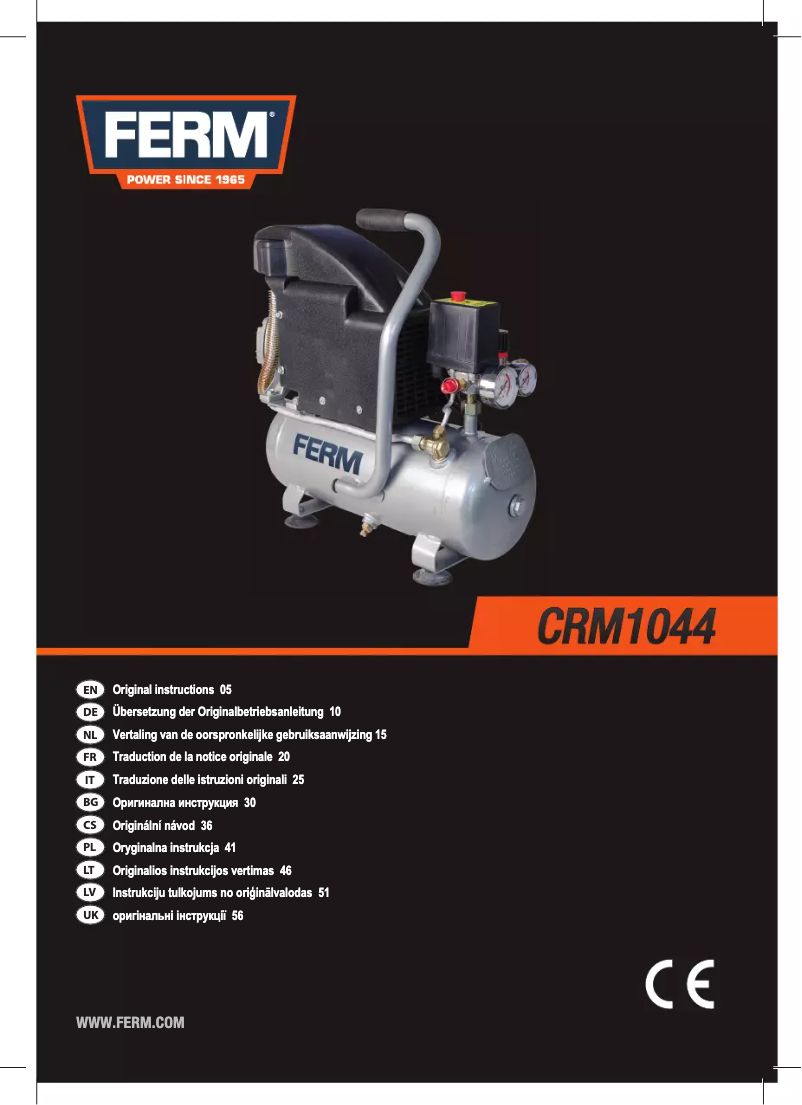Image de la première page du manuel de l'appareil CRM1044