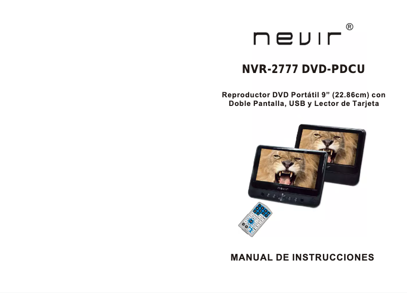 Page n°1 - Manuel utilisateur Nevir NVR-2777DVD-PDCU