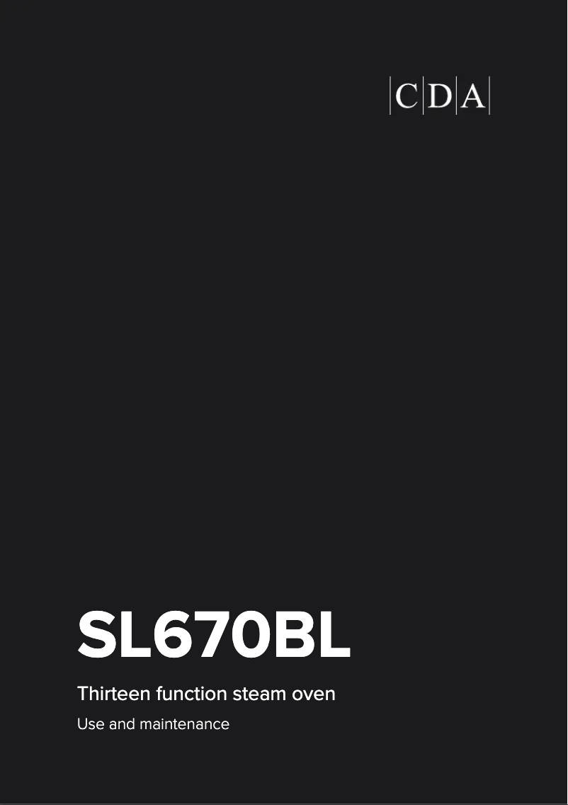Image de la première page du manuel de l'appareil SL670BL