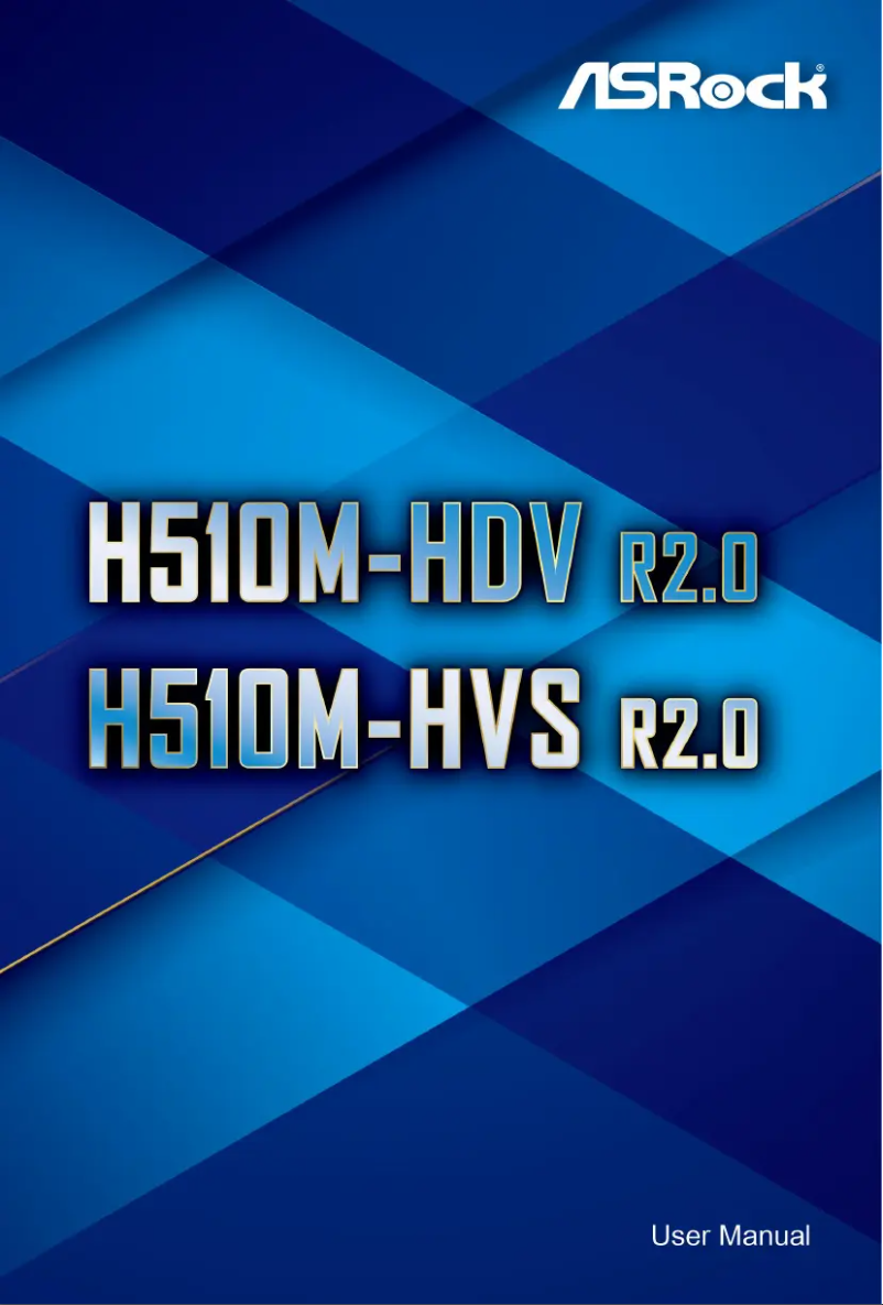 Página 1 del manual Manual de usuario Asrock H510M-HVS R2.0