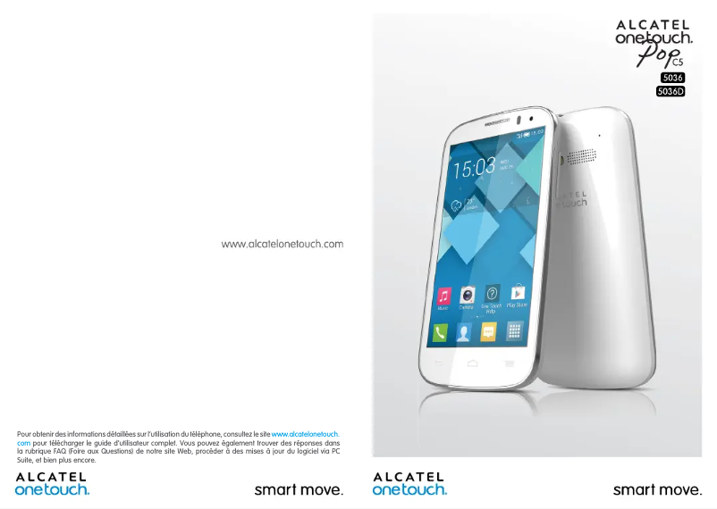 Page n°1 - Manuel utilisateur Alcatel One Touch 5036X