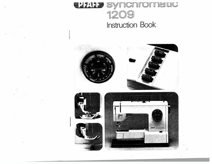 Image de la première page du manuel de l'appareil synchromatic 1209