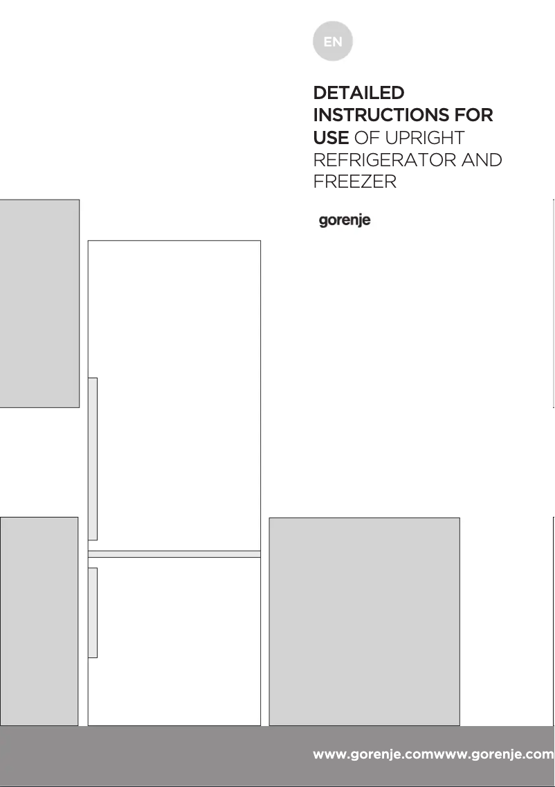 Page n°1 - Manuel utilisateur Gorenje ONRK193BL