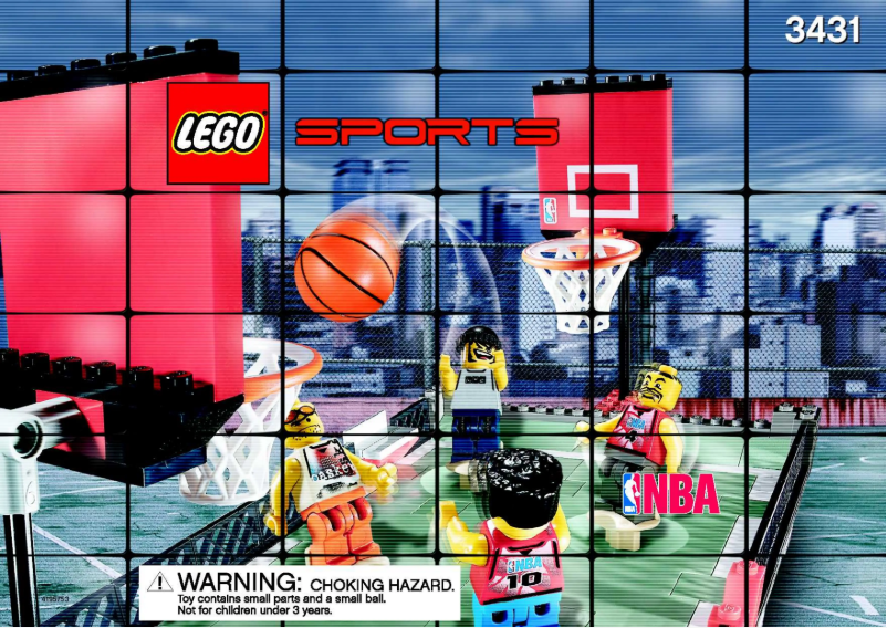 Page 1 de la notice Manuel utilisateur Lego Streetball 2 vs. 2