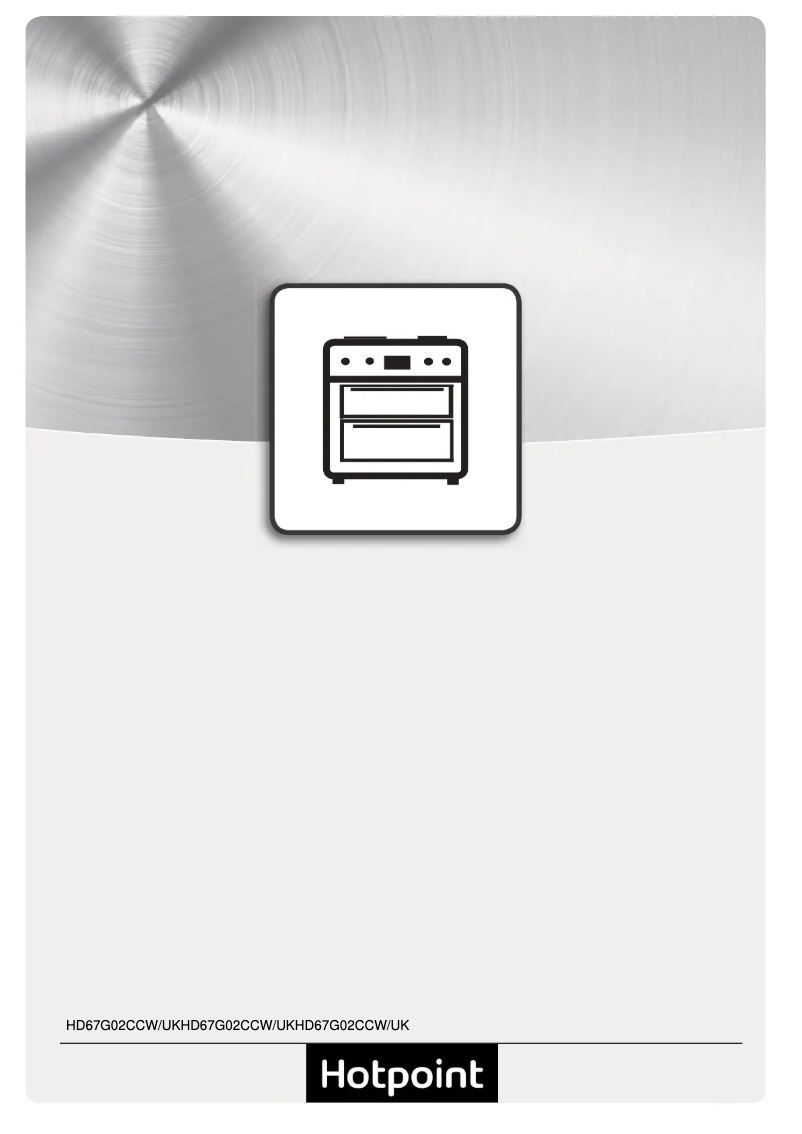 Page n°1 - Instructions / montage Hotpoint HD67G02CCW/UK